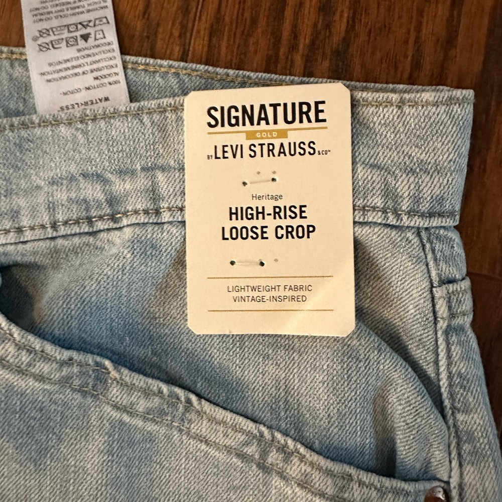 Levi's Blue Flare Wide Leg Denim - Picture 3 of 6